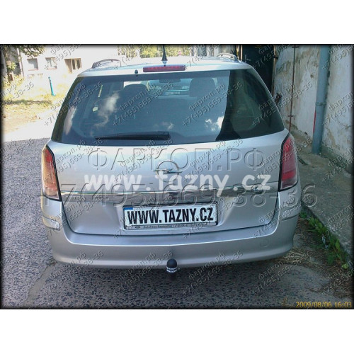 O-140 STEINHOF Фаркоп на Opel Astra III (H) универсал 10/2004-2010 без подрезки бампера. Тип шара: A. Нагрузки: 1650/75 кг, масса фаркопа 18,8 кг (без электрики в комплекте)